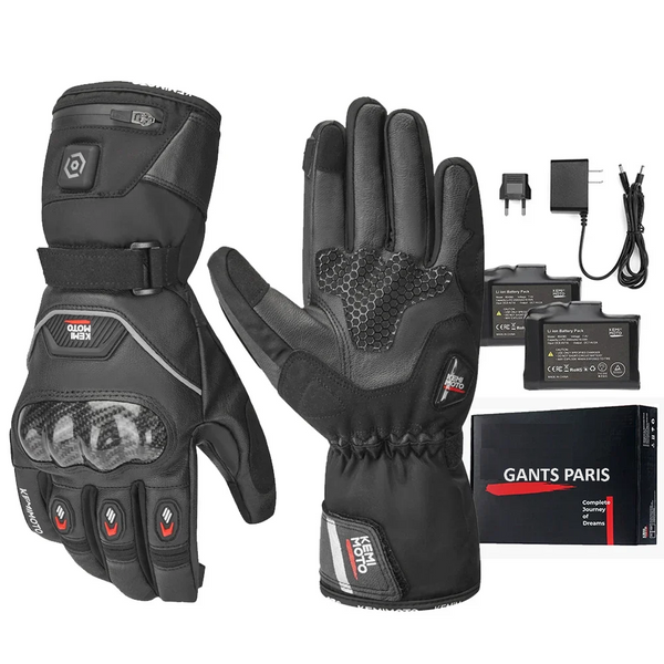 Gants chauffants pour moto rechargeables