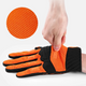 Gants chauffants pour vélo orange