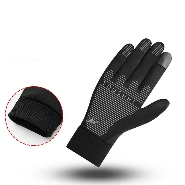 Gants chauffants pour vélo tactiles