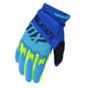 Gants moto cross bleu