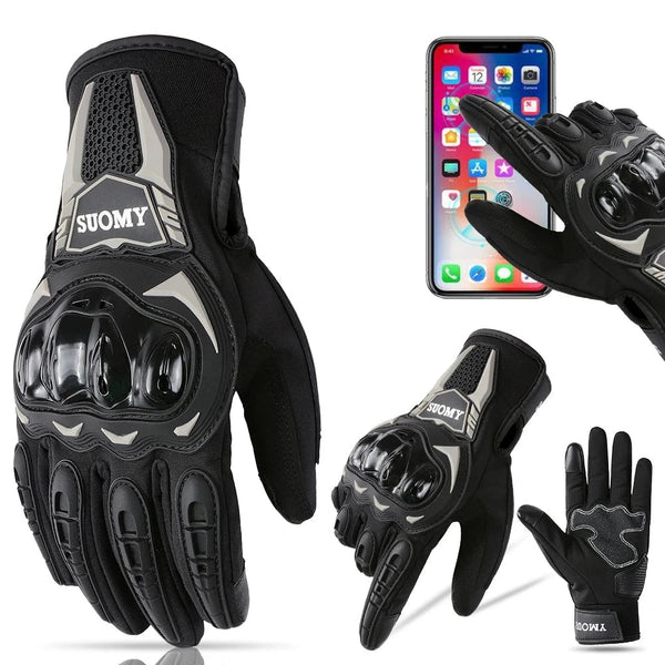 Gants chauffants pour moto homme