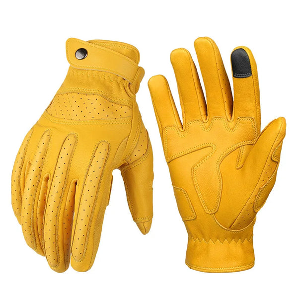 Gants de moto vintage pour homme