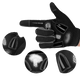 Gants vtt avec protection aux articulations