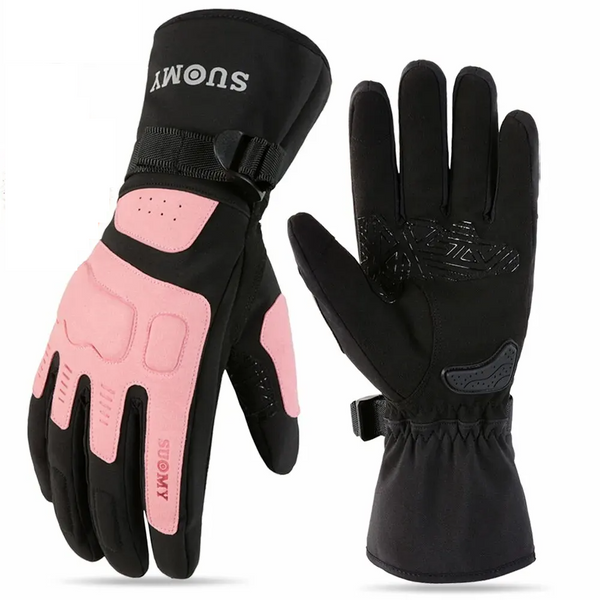 Gants chauffants pour moto femme