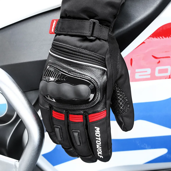 Gants chauffants pour moto avec batterie