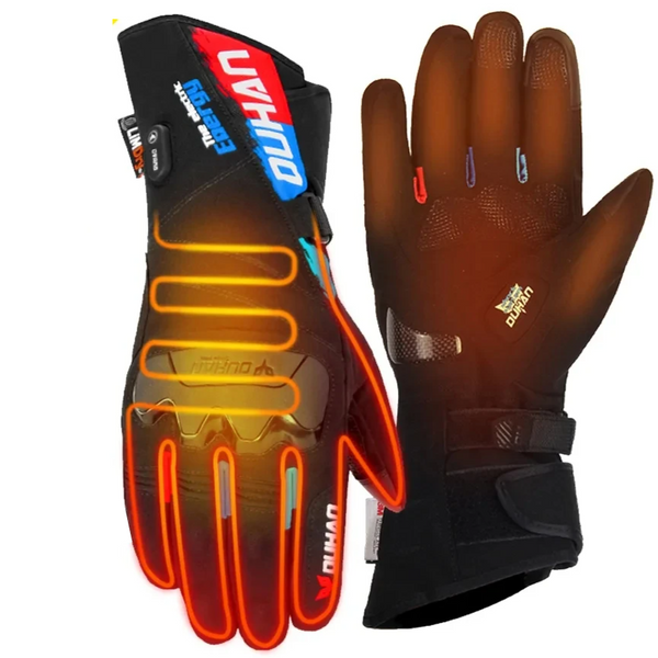 Gants de moto d'hiver chauffants