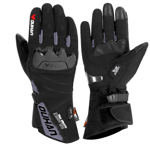 Gants de moto d'hiver chauffants