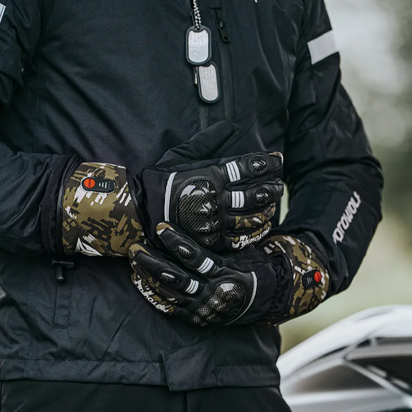 Gants chauffants pour moto homologués