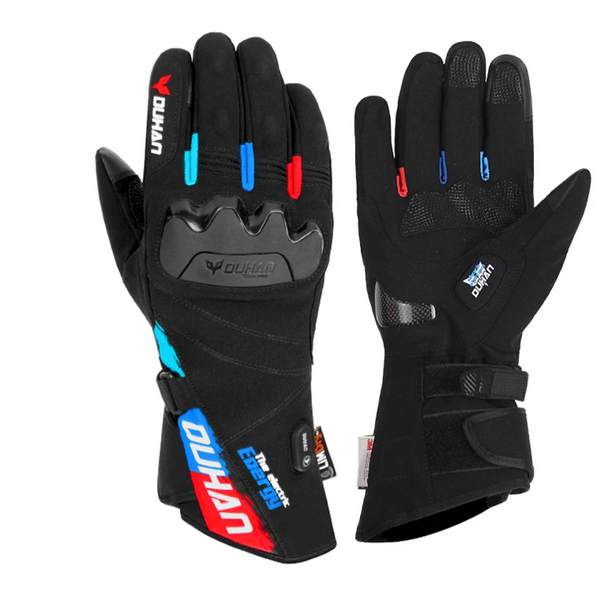 Gants de moto d'hiver chauffants