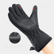 Gants chauffants avec deux doigts tactiles