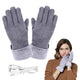 Gants chauffants femme designs avec index tactile