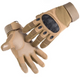 Gants coqués tactiques style militaire sur fond blanc