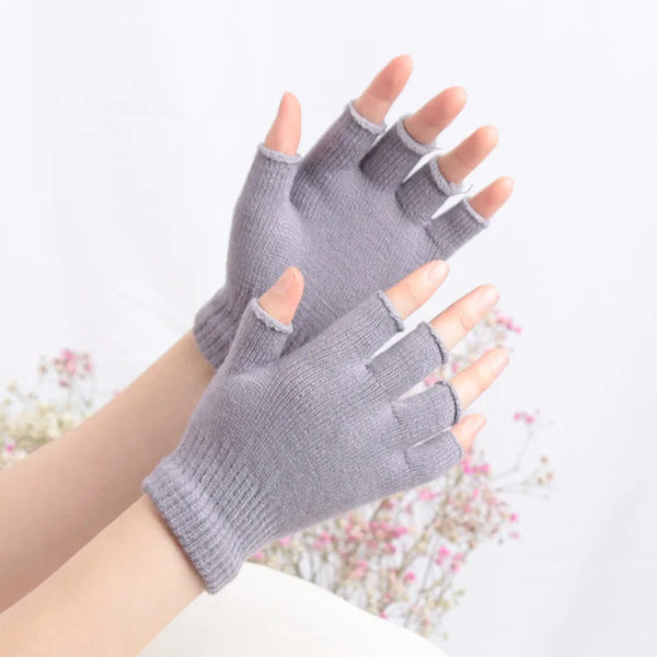 Gants sans doigts pour l'hiver en coton