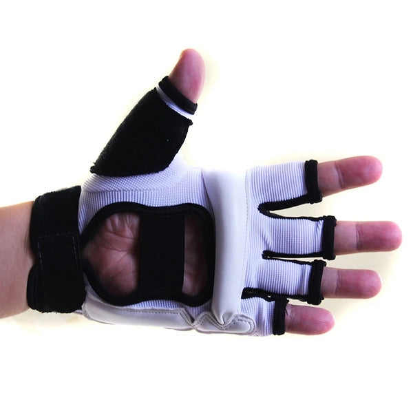 Gants boxe anglaise respirants style mitaine